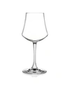 Lorren Home Trends Ego Collection Wine Goblet Stem- Set Of 6 In Clear