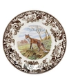 SPODE WOODLAND RED FOX DINNER PLATE