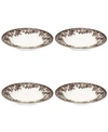 Spode Delamere Soup Plates, Set Of 4 In Brown