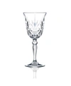 LORREN HOME TRENDS MELODIA CRYSTAL WATER GLASS SET OF 6