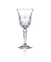Lorren Home Trends Melodia Crystal Water Glass - Set Of 6 In Clear