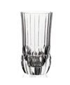 Lorren Home Trends Rcr Adagio Crystal High Ball Glass - Set Of 6 In Clear