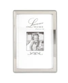 Lawrence Frames Silver Metal Picture Frame With Delicate Outer Border Of Beads In Silver