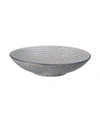 Denby Studio Craft Grey Large Ridged Bowl In Studio Grey