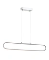 JONATHAN Y NED 39" DIMMABLE ADJUSTABLE INTEGRATED LED METAL LINEAR PENDANT