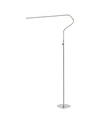Jonathan Y Julian 65.25" Integrated Led Metal Floor Lamp In Chrome