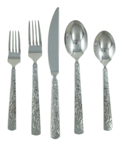 Ginkgo Mercury 42 Piece Set In Silver