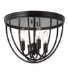 Jonathan Y Peter 13.75" Metal Led Flush Mount In Oil Rubbed Bronze