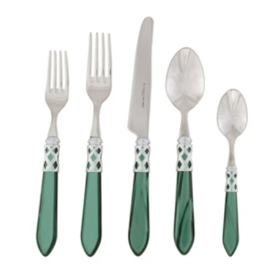 Vietri Aladdin Brilliant 5-pc. Flatware Place Setting In Green
