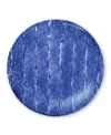 Vietri Santorini Stripe Dinner Plate In Blue