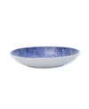 Vietri Santorini Stripe Pasta Bowl In Blue
