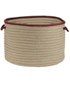 COLONIAL MILLS BOAT HOUSE BRAIDED STORAGE BASKET