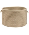 COLONIAL MILLS BOAT HOUSE BRAIDED STORAGE BASKET