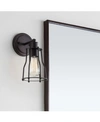 Jonathan Y Evelyn 1-light Metal Vanity Light In Black