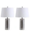 Safavieh Harlee Set Of 2 Table Lamp In Silver
