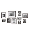 KATE AND LAUREL BORDEAUX GALLERY WALL WOOD PICTURE FRAME SET, SET OF 10