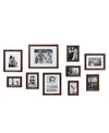 KATE AND LAUREL BORDEAUX GALLERY WALL WOOD PICTURE FRAME SET