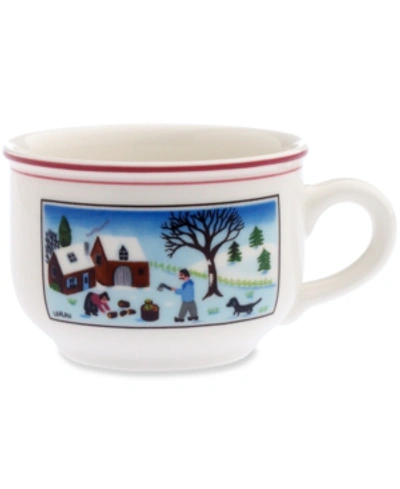 Villeroy & Boch Naif Christmas Teacup In White