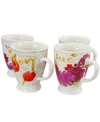 Gibson Home Bold Floral 17.4 Ounce Mug In Multi