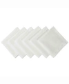 Design Imports Polyester Napkin, Set Of 6 In White