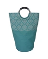 Redmon Since Redmon Soft Handle Medallion Laundry Bag In Teal