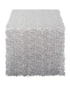 Design Imports Sequin Mesh Table Runner Roll 16" X 10' In Silver