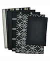 Design Imports Assorted Dishtowel And Dishcloth, Set Of 5 In Black