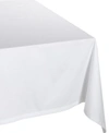 Design Imports Polyester Tablecloth 60" X 120" In White
