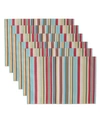 Design Imports Summer Stripe Outdoor Tablecloth 60" X 120" In Open Misce