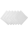 Design Imports Polyester Napkin, Set Of 6 In White