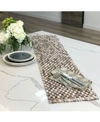 Hip-o Modern Living White Wash Table Runner In White Wash