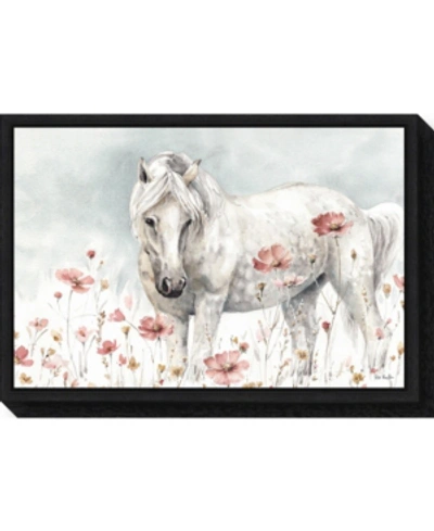 Amanti Art Wild Horses Ii By Lisa Audit Canvas Framed Art In Gray