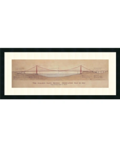 Amanti Art Golden Gate Bridge Framed Art Print