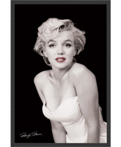 Amanti Art Marilyn Monroe - Red Lips By Milton H. Greene- Framed Art Print In No Color
