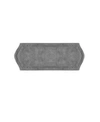 Home Weavers Waterford Bath Rug, 22" X 60" In Gray