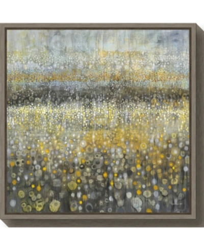 Amanti Art Rain Abstract Ii By Danhui Nai Canvas Framed Art In Gray