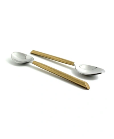 Vibhsa Golden Cut Hammered Tablespoons - Set Of 6