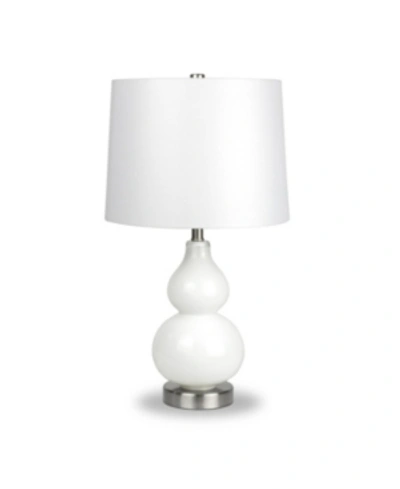 Hudson & Canal Katrina Petite Table Lamp In White