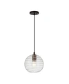 Hudson & Canal Wayve Pendant In Black