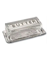 BEZRAT CRYSTAL FRENCH BUTTER DISH WITH LID