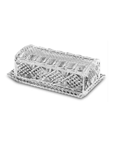 Bezrat Danish Crystal Butter Dish With Antique Design