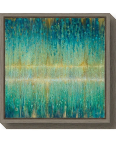 Amanti Art Rain Abstract I By Danhui Nai Canvas Framed Art In Gray