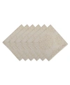 Design Imports Winter Sparkle Jacquard Napkin Set In Gold
