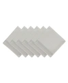 Design Imports Sparkle Stripe Napkin Set In Silver