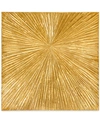 JLA HOME SUNBURST GOLD-TONE RESIN DIMENSIONAL BOX WALL ART