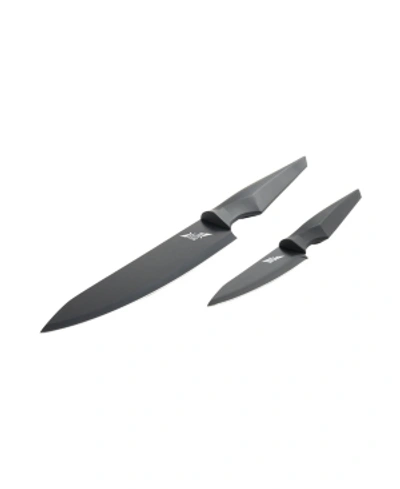 Edge Of Belgravia Precision Black 2-piece Starter Chef Knife Set