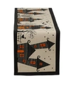 Design Imports Haunted House Table Runner In Black