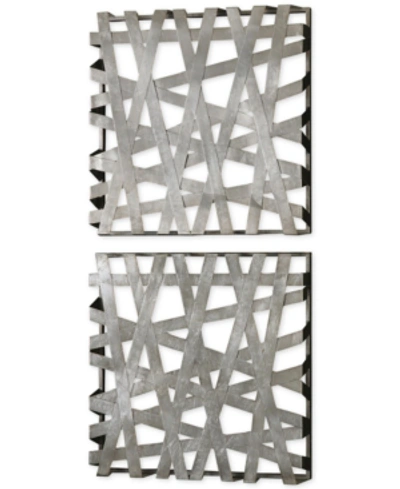 UTTERMOST ALITA SQUARES WALL ART, SET OF 2