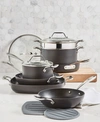 All-clad Essentials Nonstick 10-pc. Cookware Set In Black
