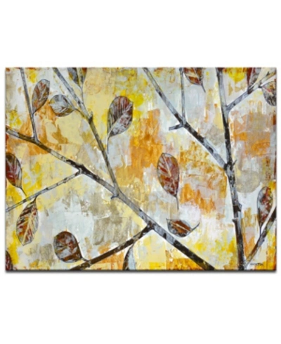 Ready2hangart 'blowing Autumn Leaves' Canvas Wall Art, 20x30" In Multicolor